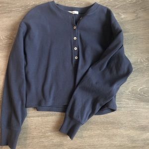 Aritzia cropped long sleeve